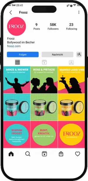 FROOZ Cross Media — Instagram