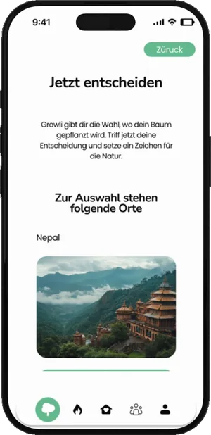 Growli — Baum pflanzen