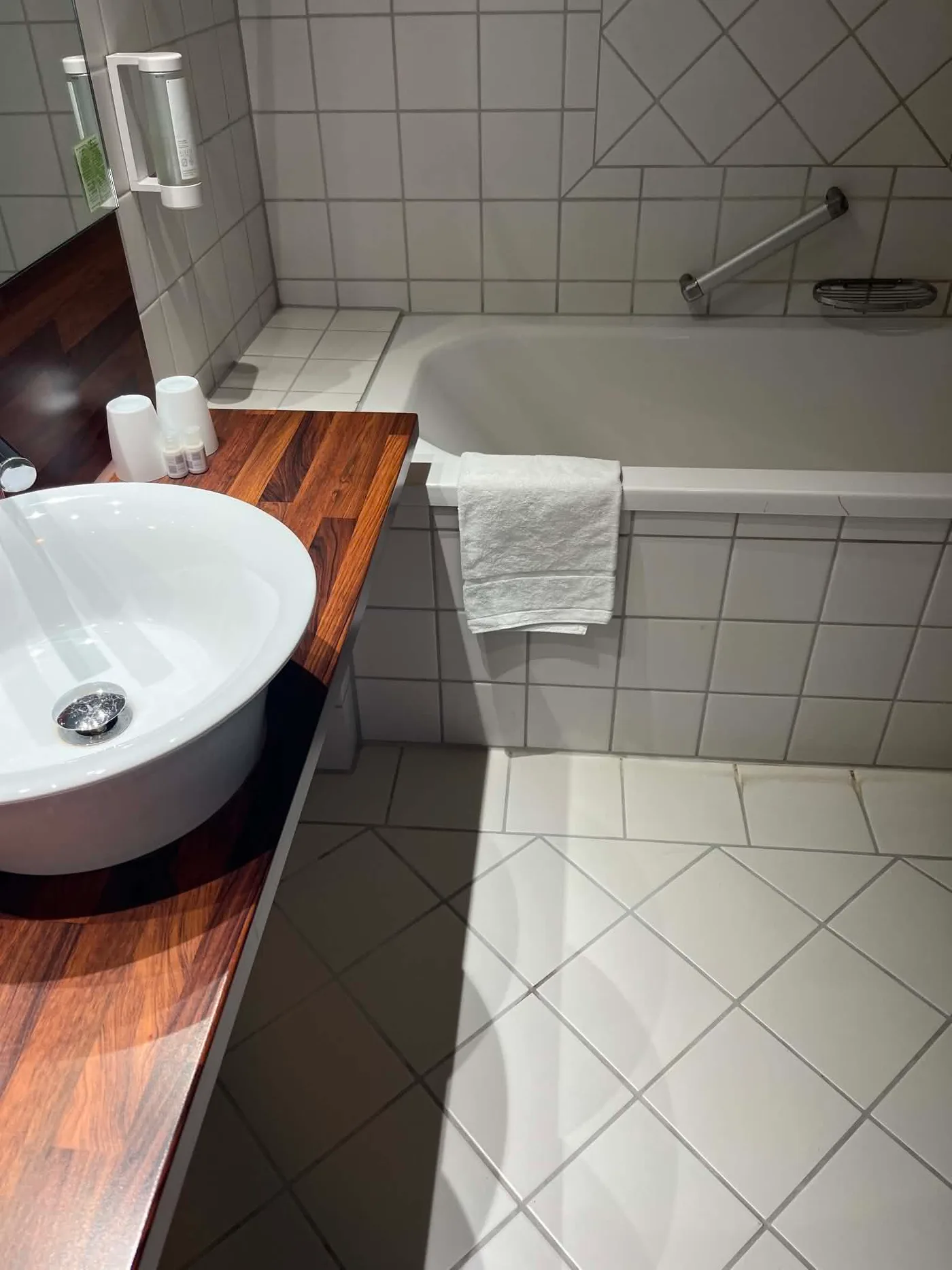 Gereinigtes Badezimmer