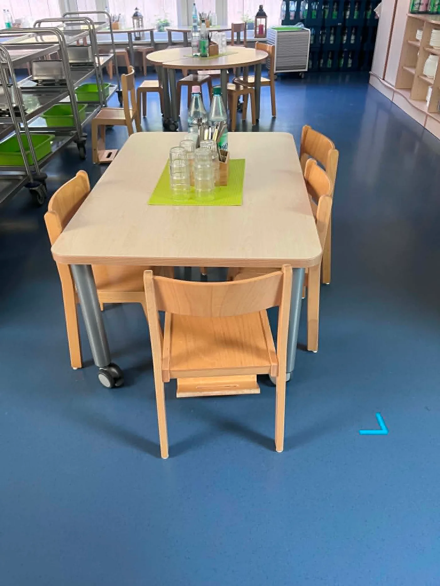 Gereinigter Gemeinschaftsraum