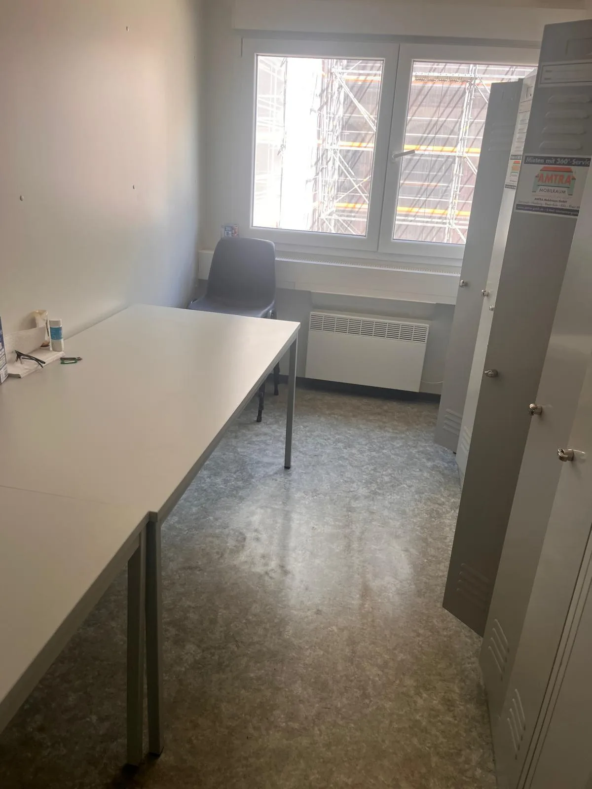 Gereinigter Aufenthaltsraum — Nachher